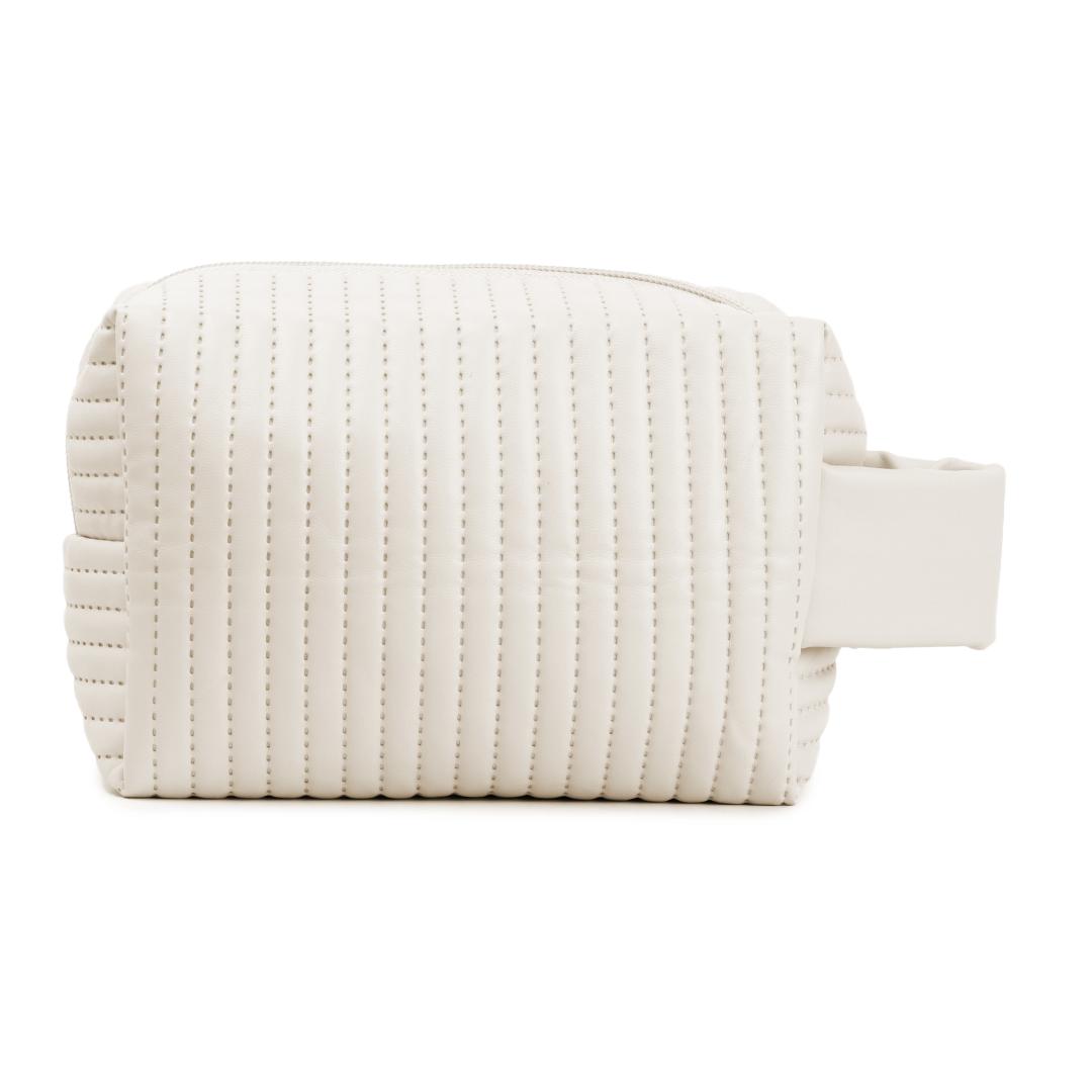 Mani Cosmetic Bag Beige front