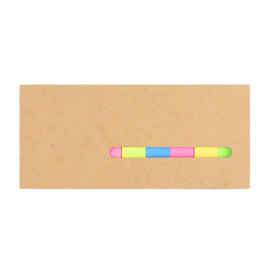 Set of adhesive flags Kraft Portada