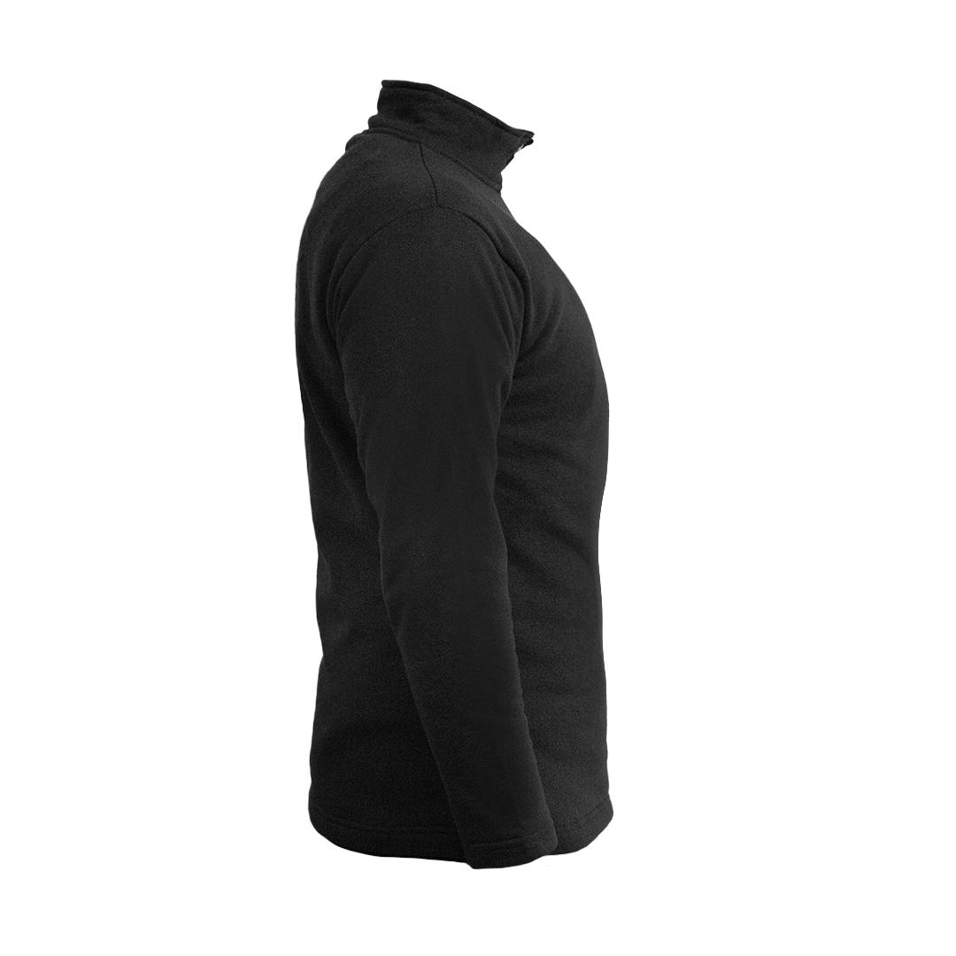 Quarter Sweashirt Black front
