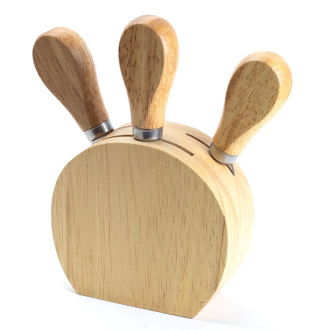 Quiz Set of Utensils  Wood front