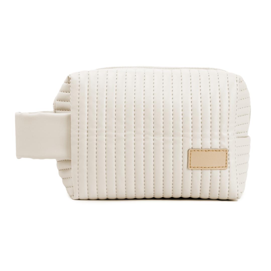 Mani Cosmetic Bag Beige front
