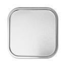 16 oz Metal Box Silver Frente