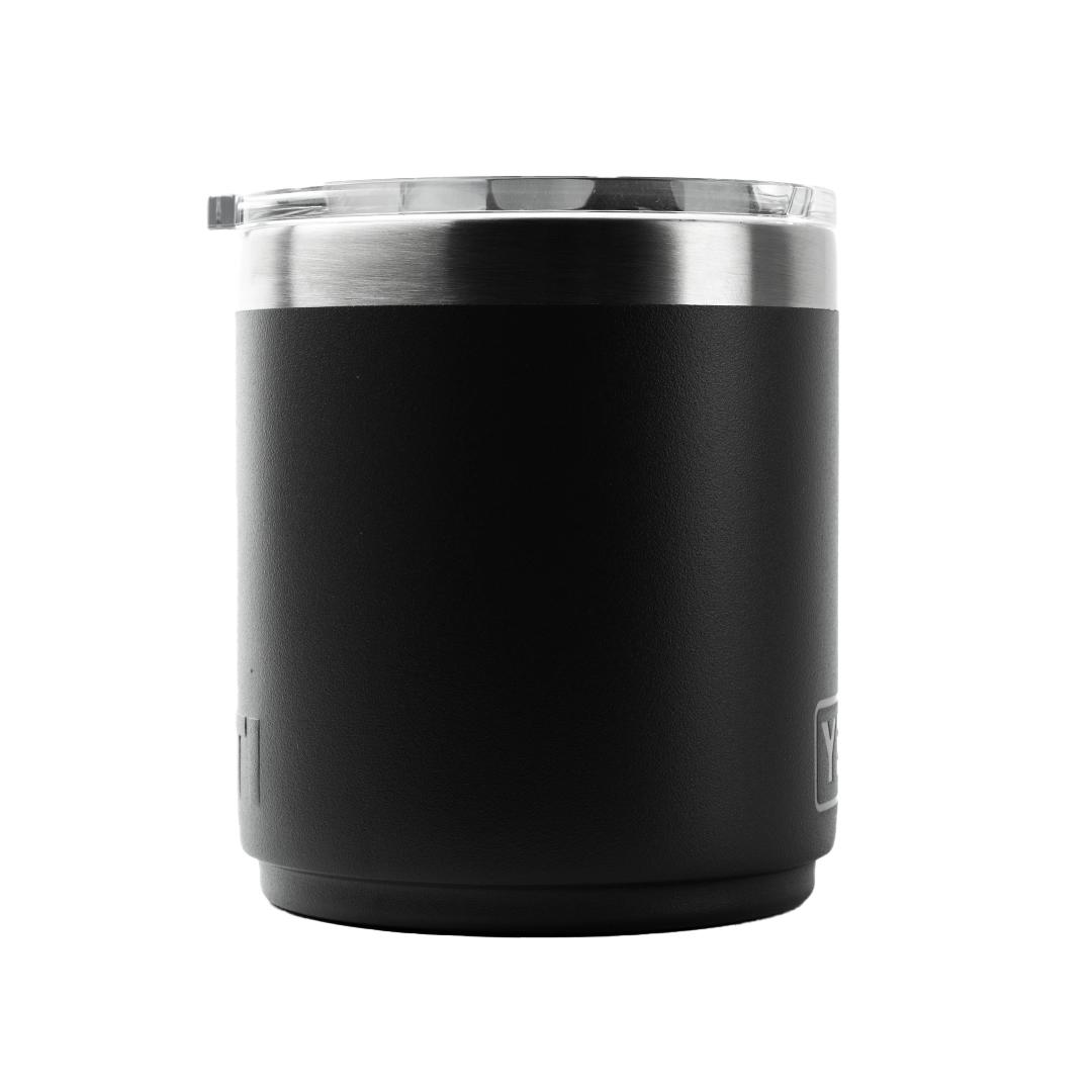 Rambler 10 Oz YETI Mug Black front