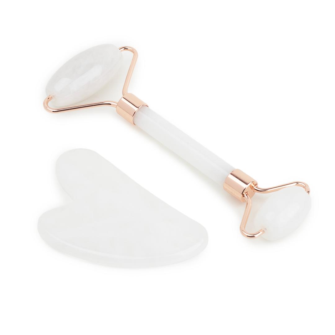 Chia Face Massager Set White front