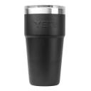 Rambler 16 Oz YETI Black front