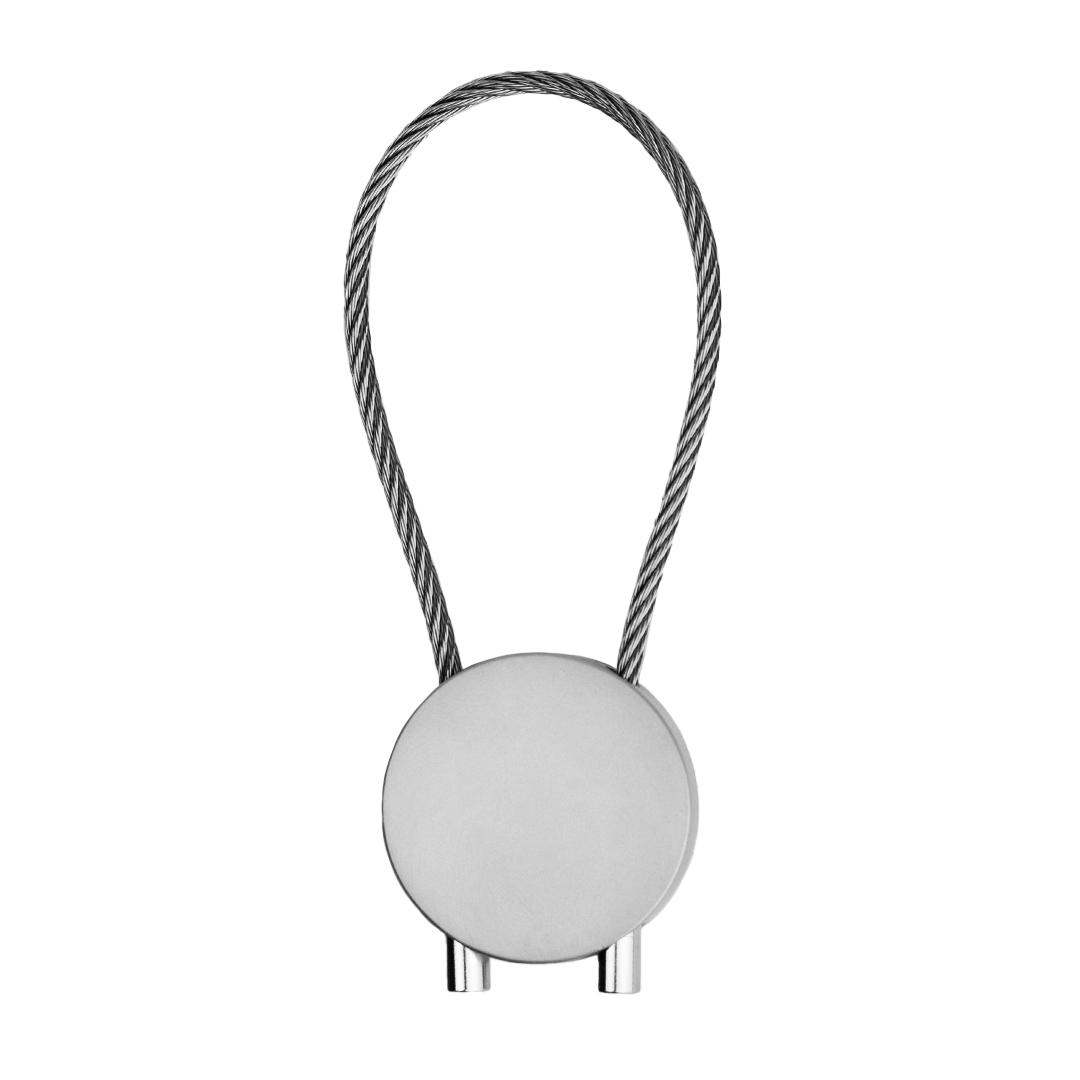 Nodu Keychain Silver front