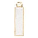 Pale Wine bottle bag Beige front