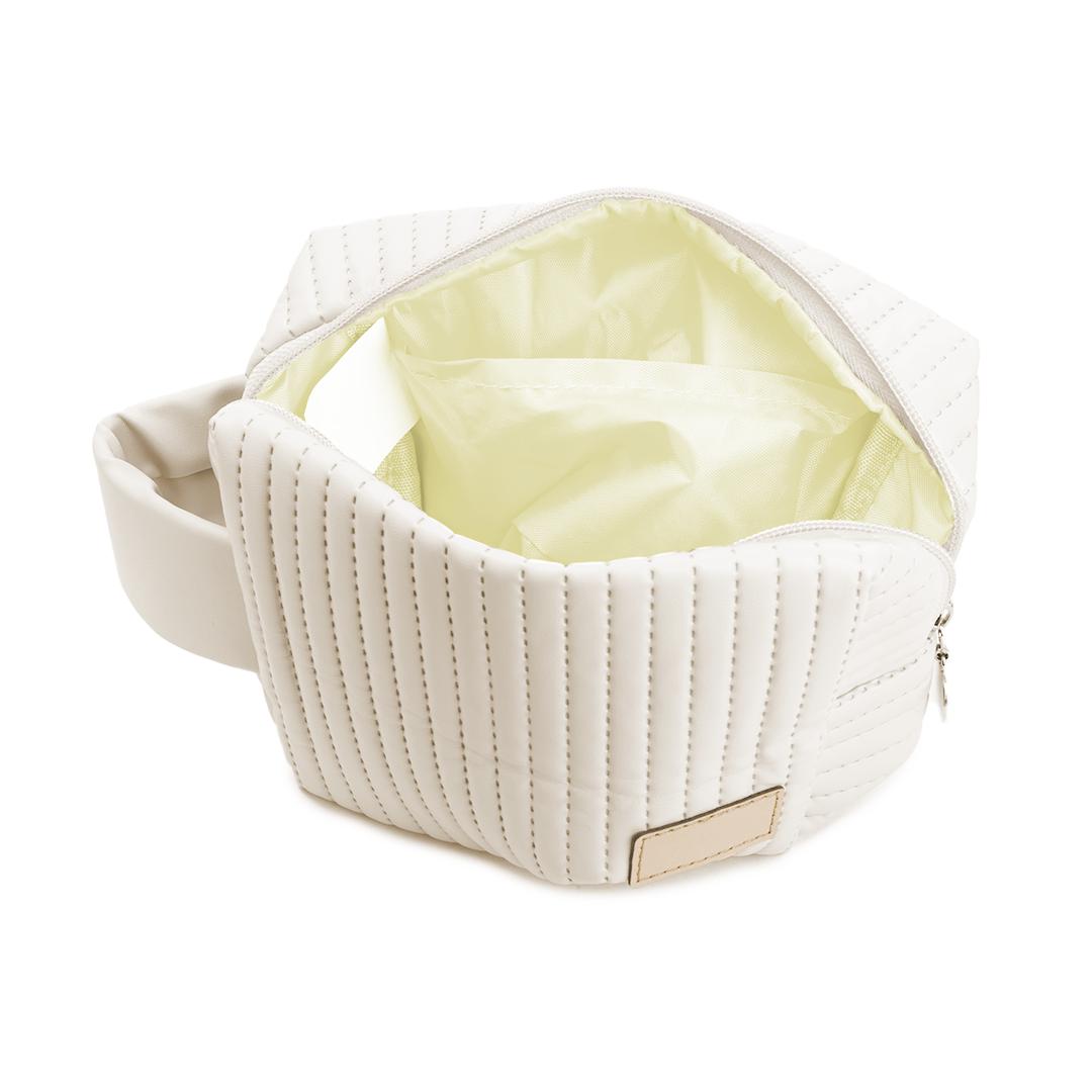 Mani Cosmetic Bag Beige front