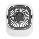 Pank Mini Fan  White front