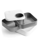 Zene Desktop Organizer  Silver front
