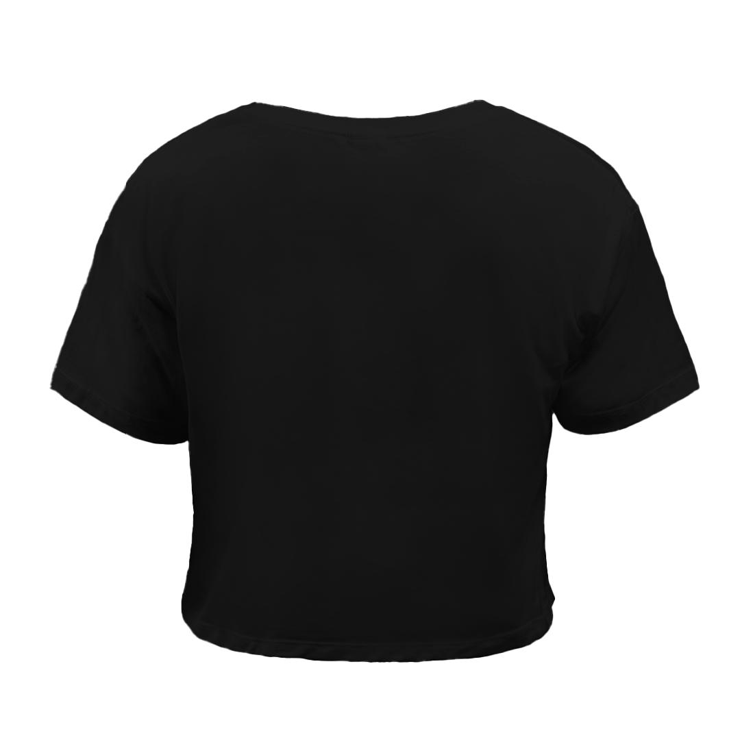 Crop Top Black front