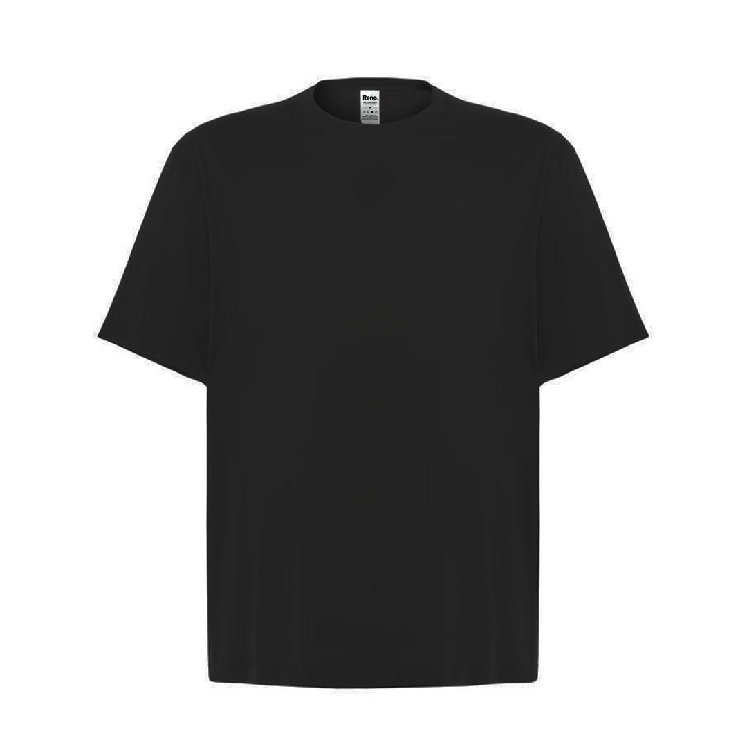 Over wide T-shirt  Black front