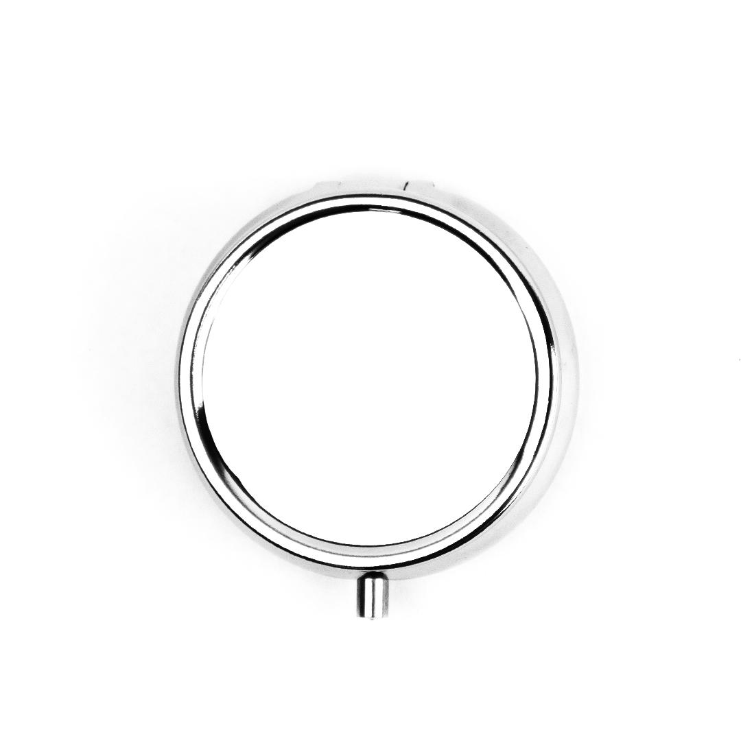 Pash Pill box Silver front