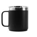 Rambler 10 Oz YETI Mug Black front
