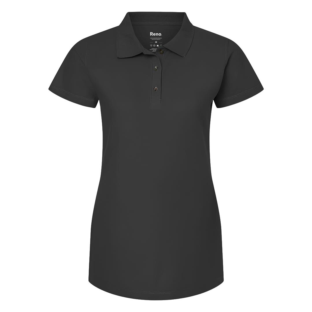 Classic Femme Polo Black front