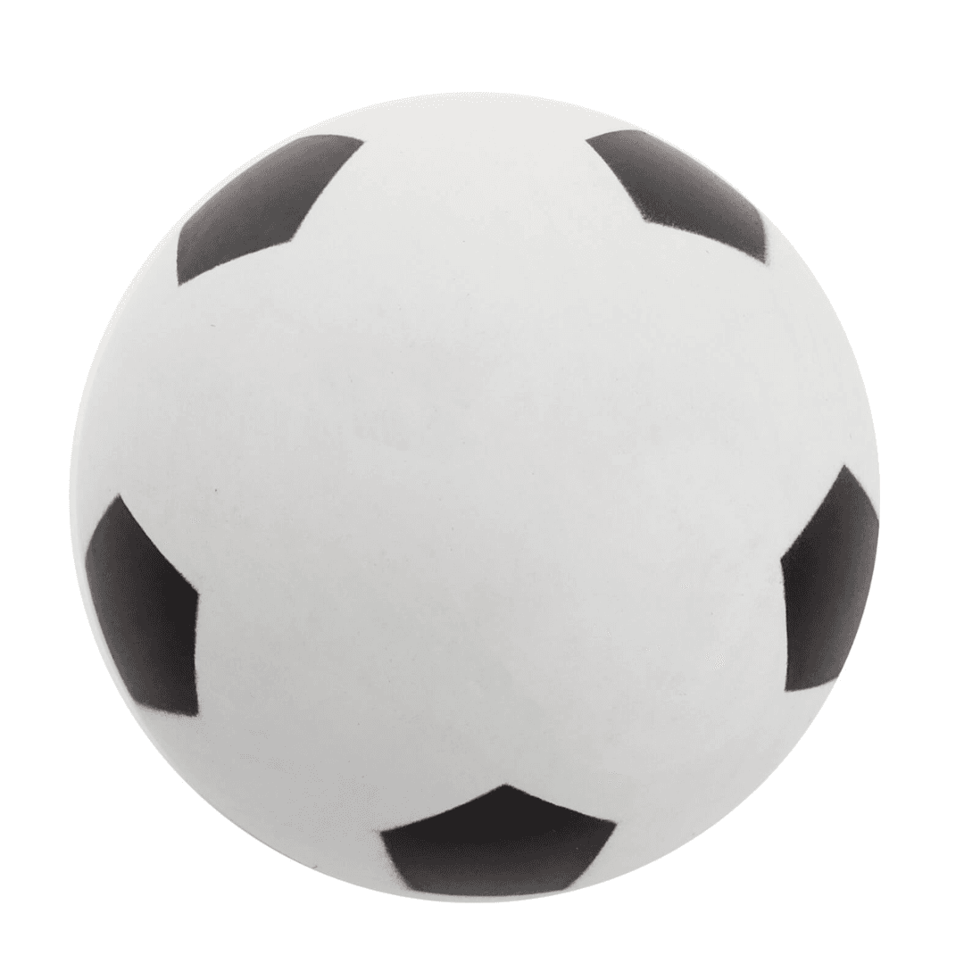 Soccer Stress Ball White Frente