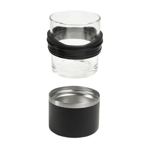 Vaso Whiskero Dinam Negro Frente
