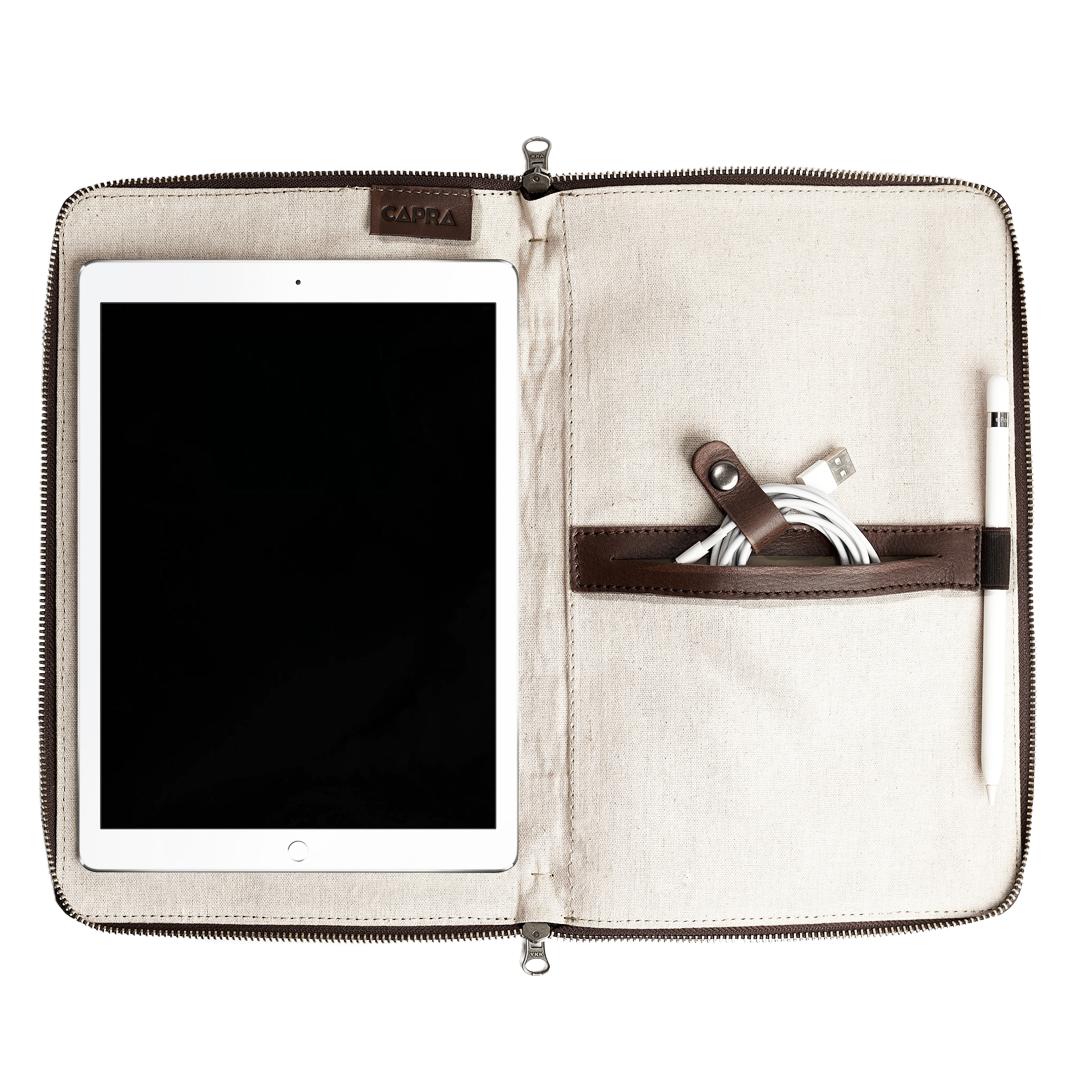 MUZE LAPTOP PORTFOLIO Brown front