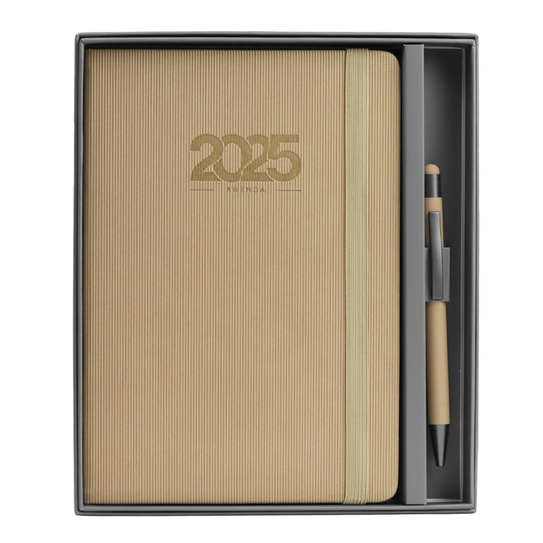 Gior 2025 Daily Planner Set Beige Portada