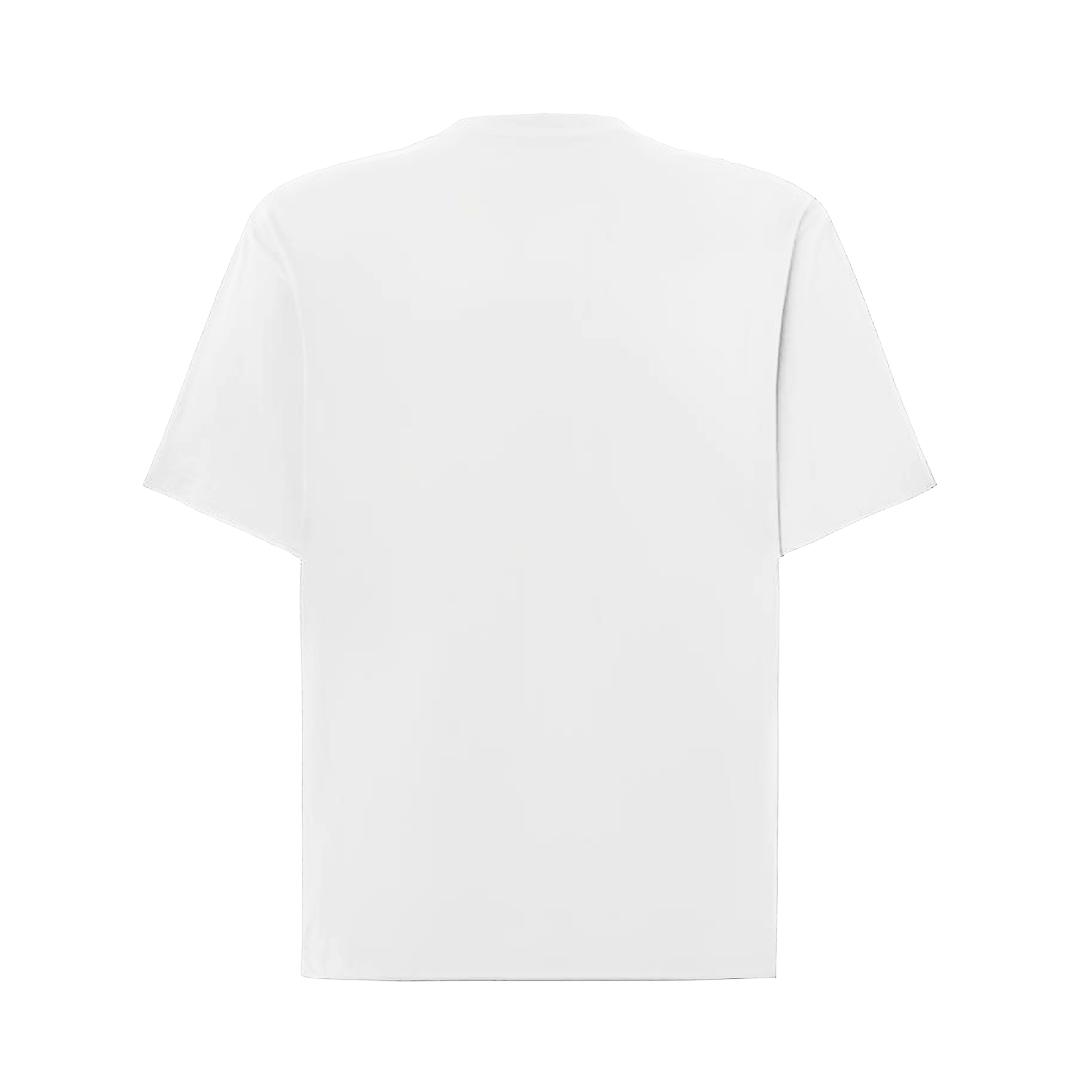 Playera Over wide Blanco front