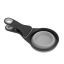 Rush Colapsible Pet food Bowl Grey front