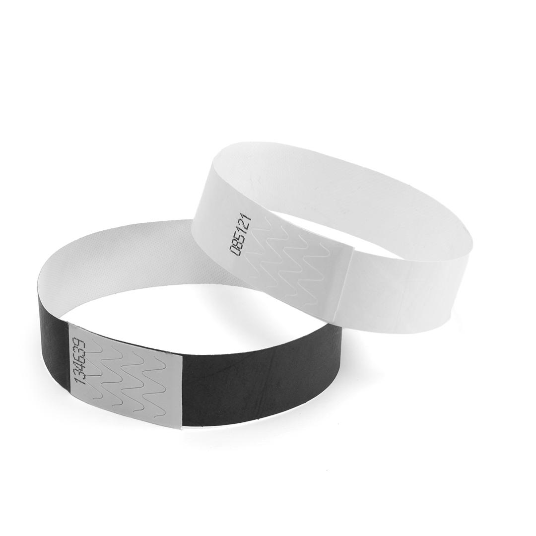 Brazalete Tyvek Negro front