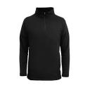 Quarter Sweashirt Black front