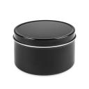Lata redonda 8 oz Negro Frente