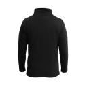 Quarter Sweashirt Black front