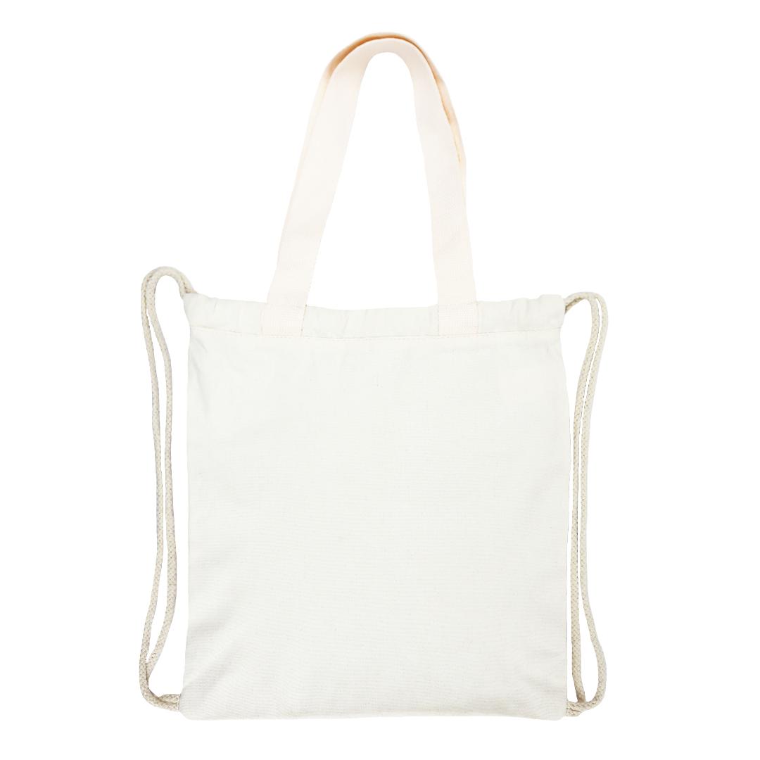 Mon Drawstring Bag Beige front