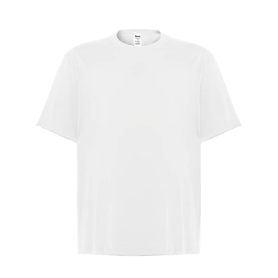 Playera Over wide Blanco front