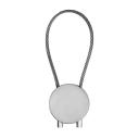Nodu Keychain Silver front