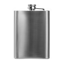 Monty Pocket Flask Silver front
